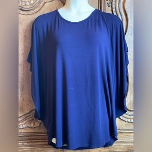 OS. Navy, flowing comfortable fabric.